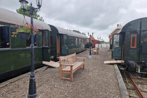 Blok welkom bij de slaaptrein